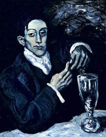 毕加索《喝苦艾酒的人》将在伦敦佳士得拍卖(图)