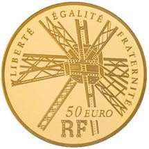 法国发行埃菲尔铁塔建成120周年纪念金币