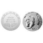 2001年1熊猫盎司银币 2001年银猫