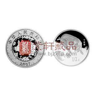 2007中国丁亥（猪）年1盎司普制银币