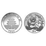 1994版熊猫金银铂及双金属纪念币1盎司圆形...