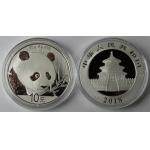 2018年熊貓30克圓形紀念銀幣