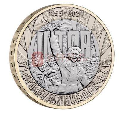 【捡漏】2020英国二战胜利75周年纪念币