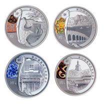 2007年第24届奥林匹克运动会第二组银币大盒（1盎司*4枚） 套装
