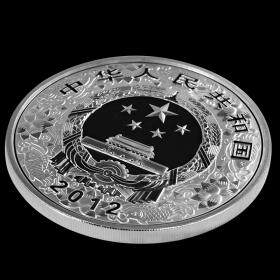 【低于发行价抢】2012壬辰（龙）生肖 5盎司 彩银币 最大发行量仅3万枚