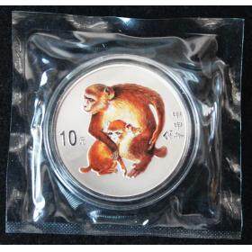 2004中国甲申（猴）年金银纪念币1盎司圆形...