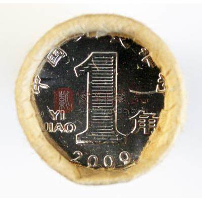 2009年兰花壹角 兰花1角1卷 中国硬币 兰花一角整卷50枚