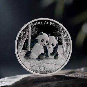 【低于发行价】2026年熊猫150克圆形精制银币 2026版150克银猫 最大发行量3万