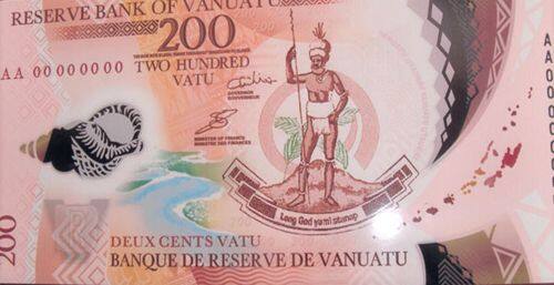 瓦努阿图 Pick New 2011年版200 Vatu 纸钞 
