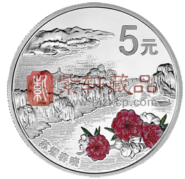 “天边明月光难并，四季西湖景不同”世界遗产·杭州西湖文化景观1/2盎司彩银币！