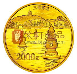 “烟波塔影水月间”杭州西湖文化景观5盎司金币！