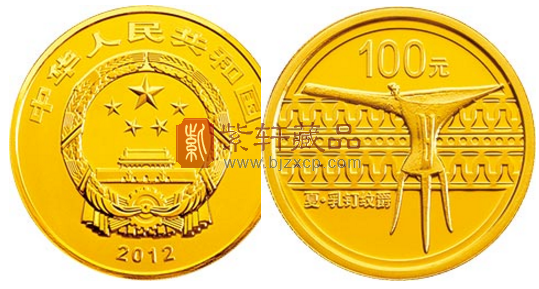 “一个关于美的传说”中国青铜器金银纪念币（第1组）1/4盎司金币！