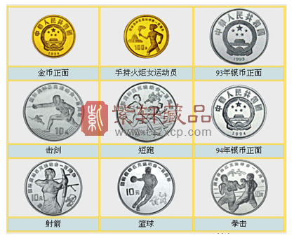 “审视中国现代金银币的国际化”国际奥林匹克运动会100周年金银纪念币！
