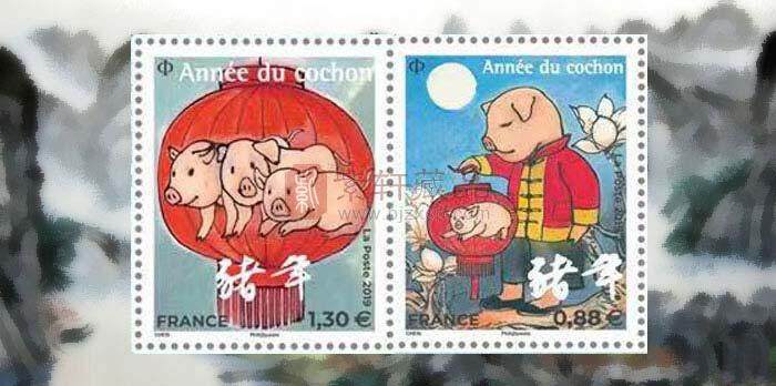 法国将于2019年1月28日发行猪年邮票