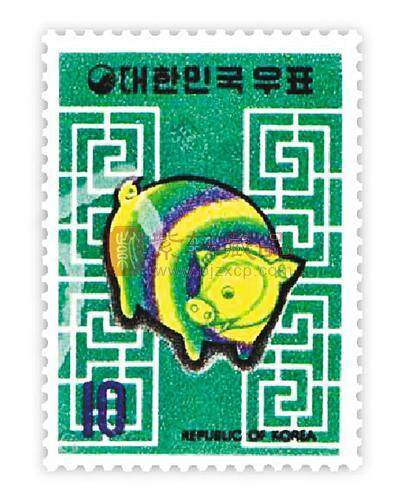 盘点海外各国发行的 生肖猪邮票