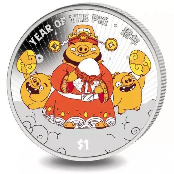 英国即将发行猪年纪念币一枚