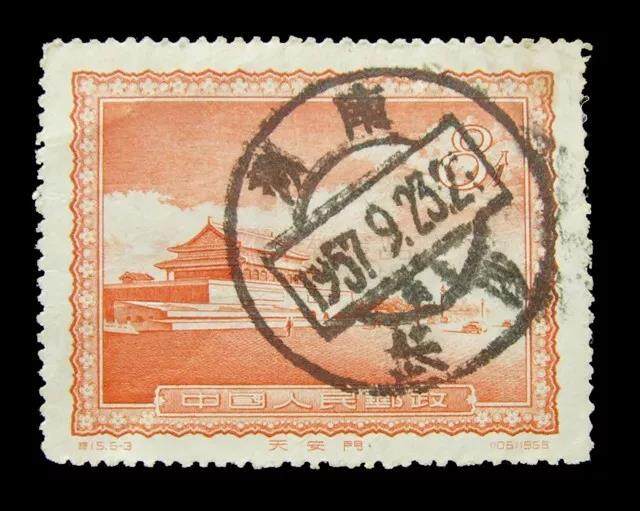 新中国最早自行设计的邮政日戳