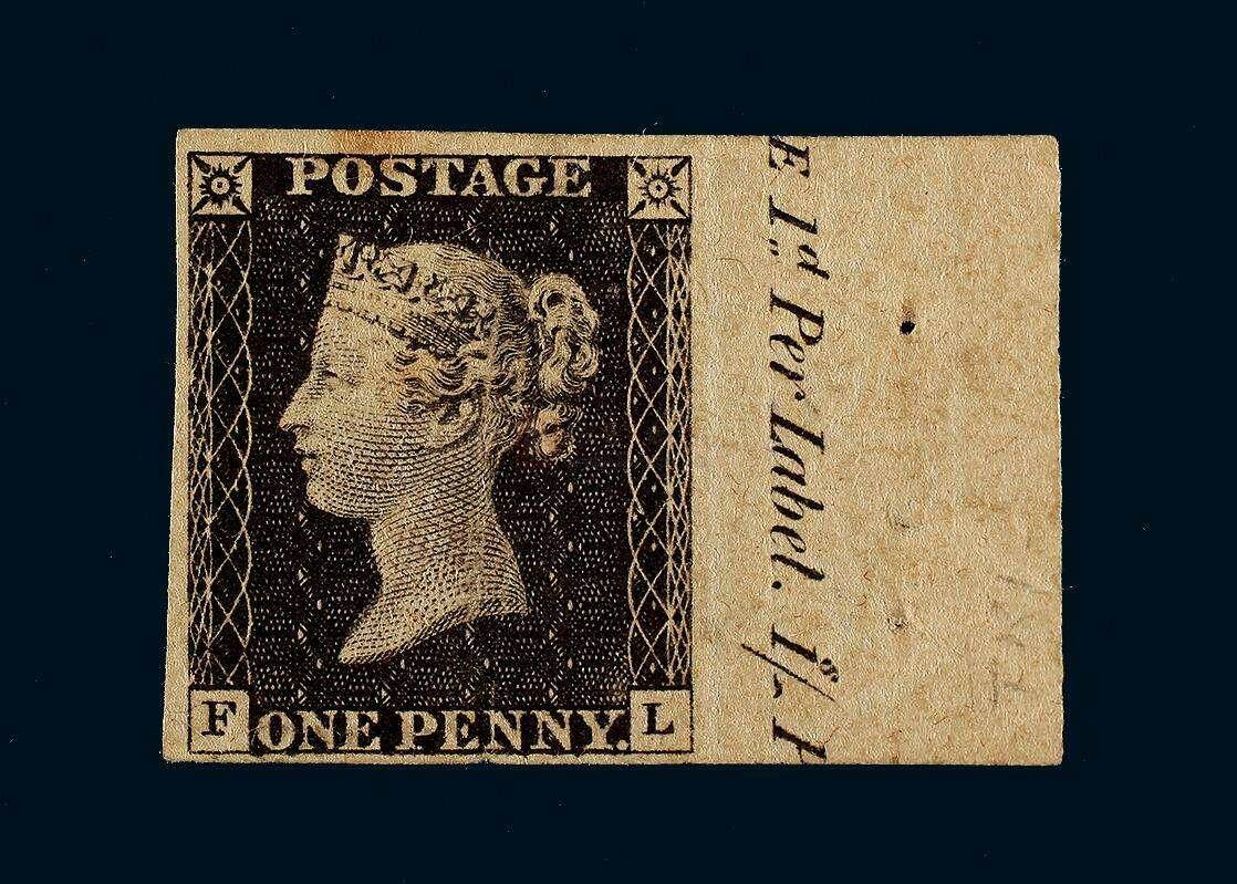英国最早邮票黑便士，一张改变英国邮政制度的邮票，你见过吗
