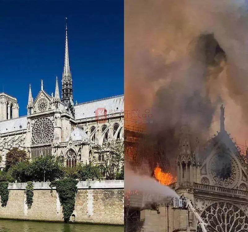巴黎圣母院毁于大火，从邮币回顾这座人类的文明