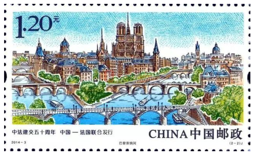 中国邮票上，唯一的巴黎圣母院（大版预订）