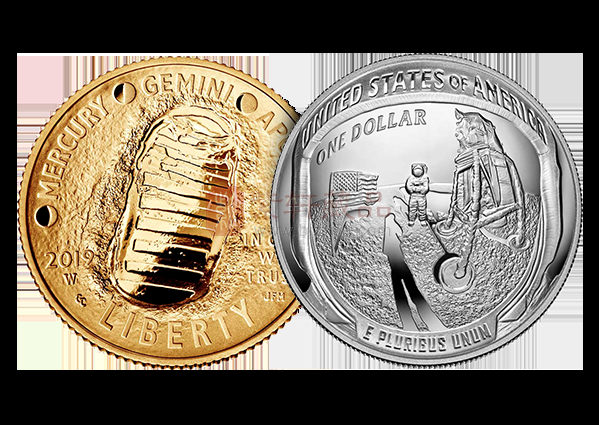 6美国阿波罗登月50周年纪念币.png