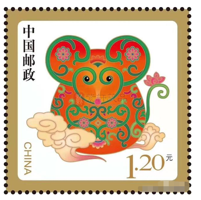 2020生肖鼠年贺年邮票 高清版本设计稿正式
