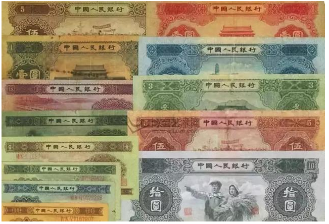 前苏联援助的纸币，全套可值40万，好多人都没见过哦