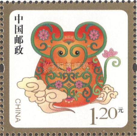 解读金鼠送福贺年专用邮票