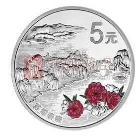 鉴赏世界遗产—杭州西湖文化景观“苏堤春晓”1/2盎司银币