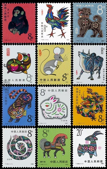 生肖邮票40年：设计