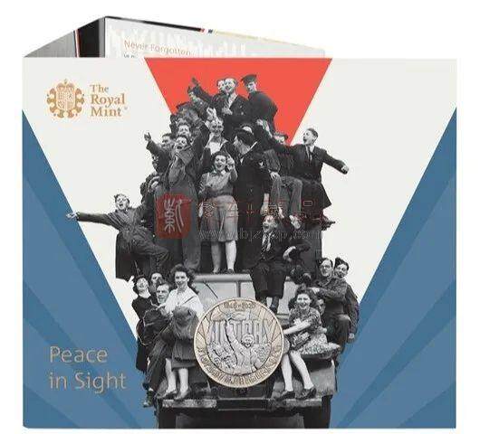 2020英国二战胜利75周年纪念币