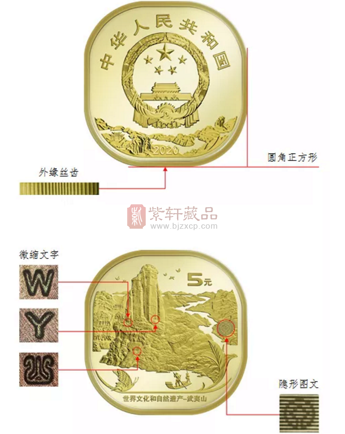 世界文化和自然遗产——武夷山纪念币