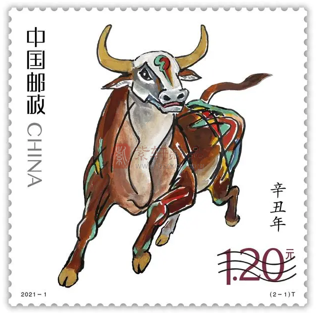 2021牛年邮票将在1月5日发行 ！