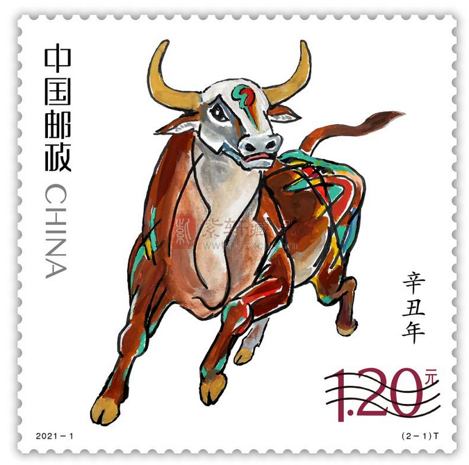 2021牛年生肖邮票来了！12月20日开始摇号 