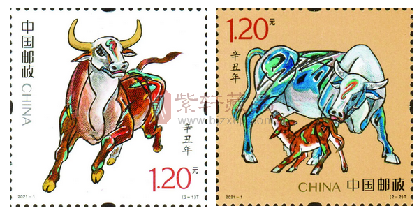牛年生肖邮票即将发行，高清大图公布！ 