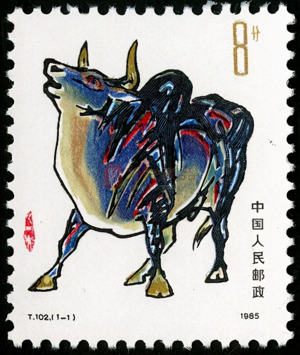 看看这些年邮票上的生肖牛，变化巨大