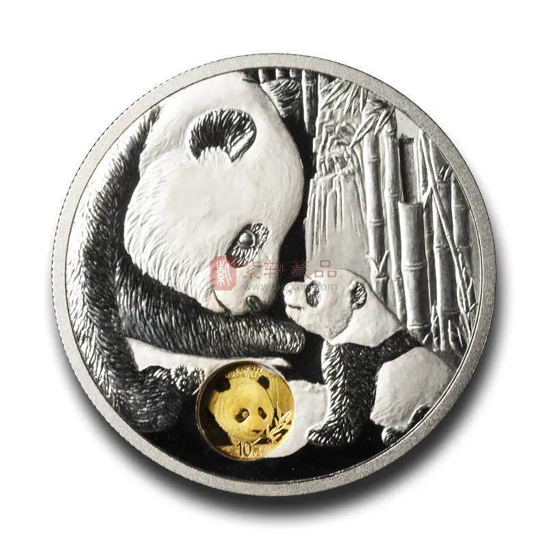 【奇特】熊猫金币发行40周年纪念章！暗含机关！