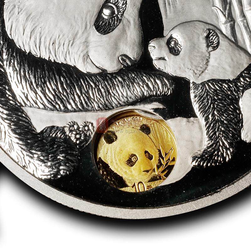 【奇特】熊猫金币发行40周年纪念章！暗含机关！