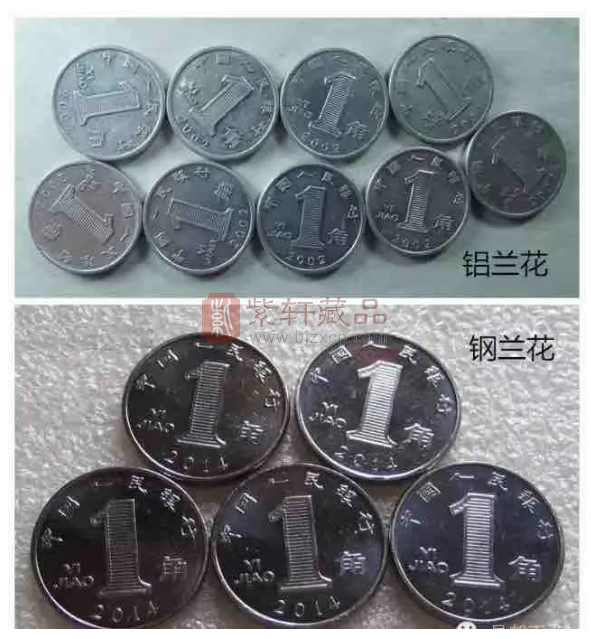 兰花壹角硬币为何有两种版本？