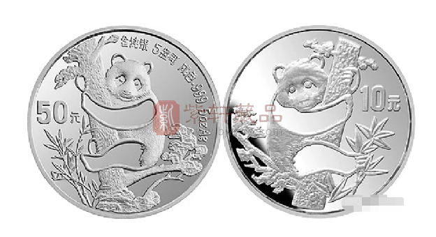 周年标识首上熊猫币，曾经发行过的周年纪念币数一数