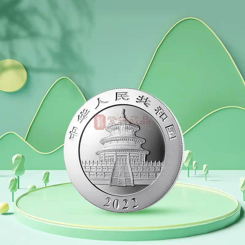 2022年1克圆形铂质纪念币