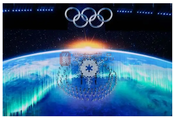 冬奥会开幕式邮票，超酷炫！