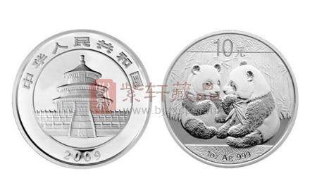 2009年1盎司熊猫银币