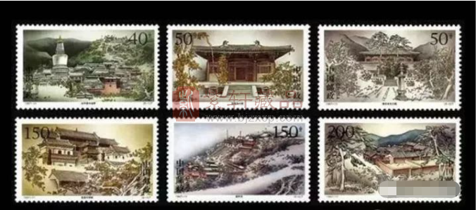 邮票上的四大佛教圣地