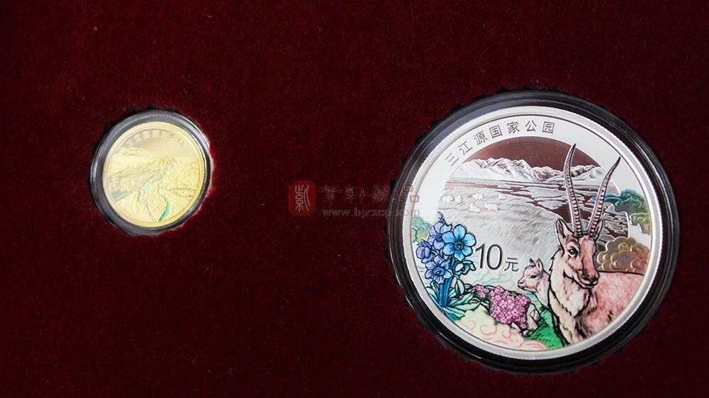 全新系列龙头 三江源国家公园金银纪念币