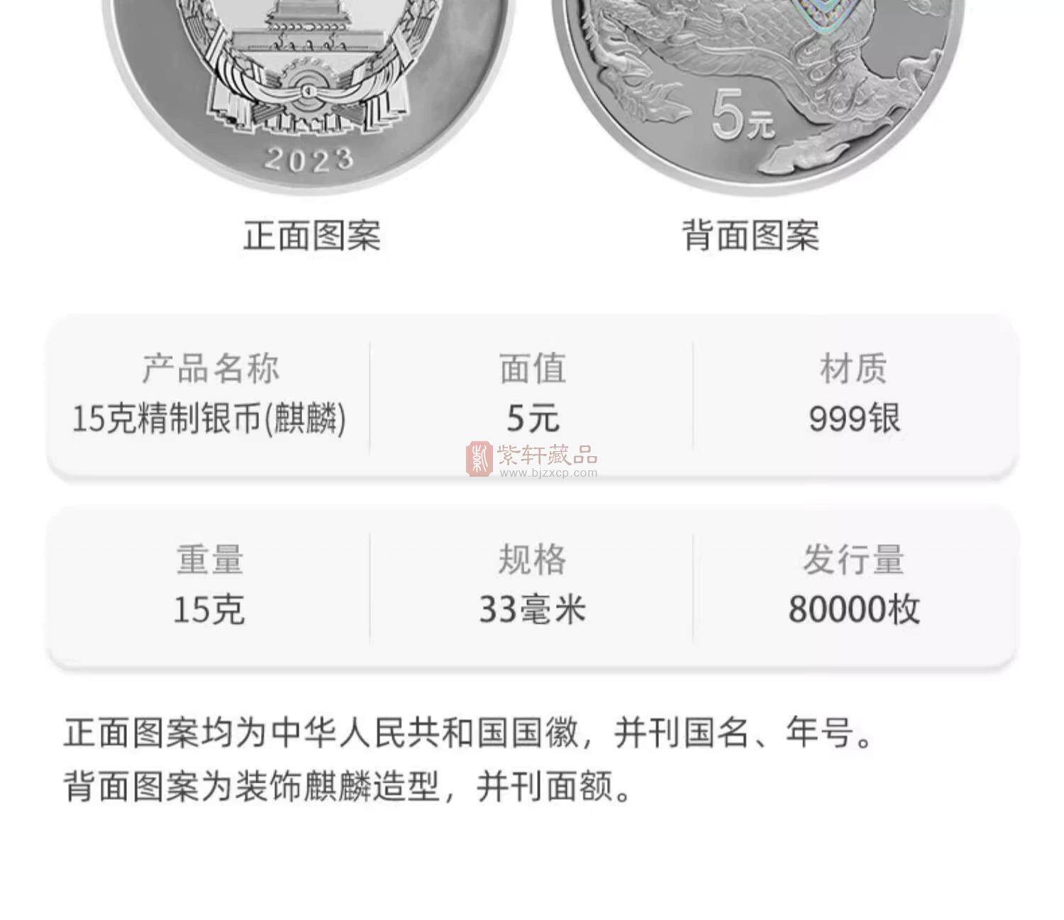 【新品预约】中华传统瑞兽金银纪念币 4金+4银大全套