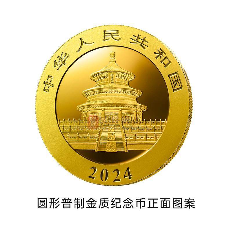 2024年熊猫普制金币  多规格任选