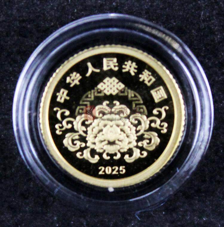 2025年贺岁福字金银币（图）