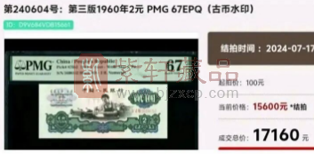 价值提升了上千倍！这种1960年的“2元纸币”，旧的也值钱！（图）