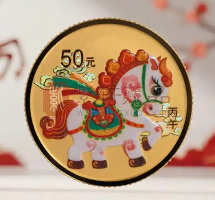 马上如意——2026中国丙午(马)年3克金质纪念币初赏(图) 马上如意——2026中国丙午(马)年3克金质纪念币初赏(图)